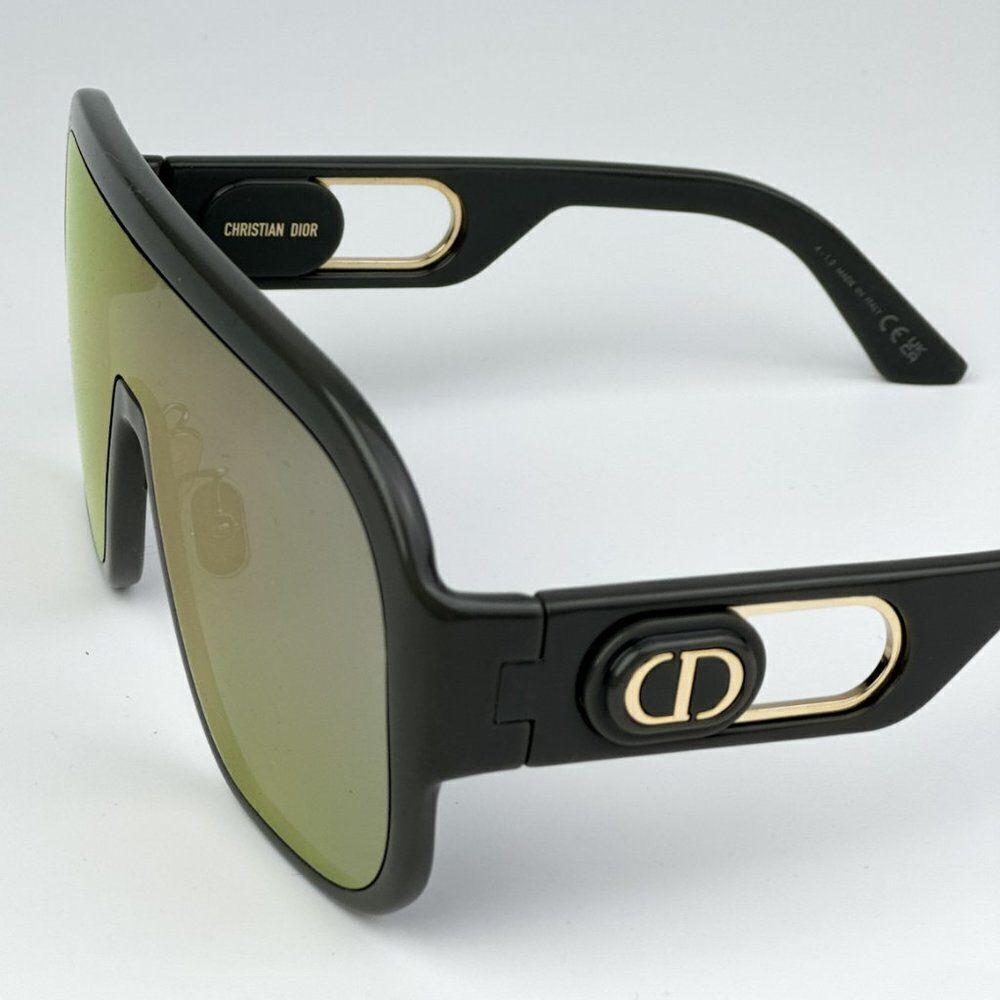 NEW Dior DIORBOBBYSPORT M1U 45A7 Grey Silver Mirror Unisex Mask Sunglasses - Picture 10 of 12